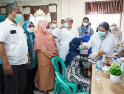 Pemkab Asahan Ikuti Pencanangan dan Percepatan Vaksinasi Covid-19 Bagi Ibu Hamil secara Virtual
