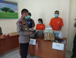 Bawa Ganja 22 KG, Sepasang Kekasih Ditangkap BNNP Sumbar