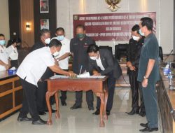 Bupati dan DPRD Sanggau Teken Nota Kesepakatan Perubahan KUA-PPAS APBD 2021
