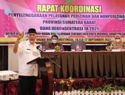 Gubernur Sumbar Minta Kabupaten/ Kota Tindaklanjuti UU Ciptakerja Untuk Investasi
