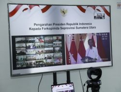 Wabup Asahan dan Forkopimda Ikuti Arahan Presiden RI