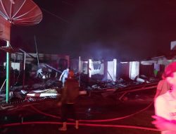 Damkar Pessel Catat 15 Bangunan Terbakar Pada Kebakaran Pasar Kambang