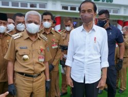 Bupati Asahan Hadiri Kunjungan Presiden Jokowi di Rumah Dinas Gubernur Sumut
