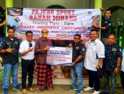 Berbagi di Tengah Pandemi, Pajero Sport Ranah Minang Beri Bantuan Sosial Untuk Pesantren Entrepreneur Payakumbuh