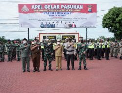 Bupati Asahan Hadiri Apel Gelar Pasukan Operasi Patuh Toba 2021