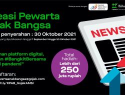 Gojek dan AMSI Gelar Penghargaan Karya Jurnalistik Kreasi Pewarta Anak Bangsa