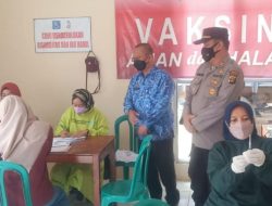 498 Warga Abung Semuli Ikuti Vaksin di Mapolsek Abung Semuli
