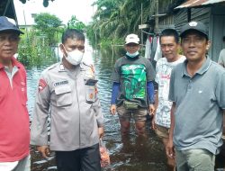 Banjir kembali Rendam Pemukiman Padat Penduduk di Kota Palangka Raya