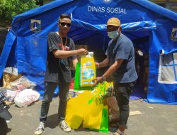 SMI Jakarta Beri Bansos Korban Kebakaran di Jakarta Utara