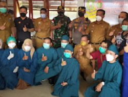 Gebyar Vaksin PGRI, Ini Pesan Bupati Sanggau