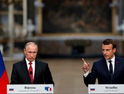Putin pada Macron: AS Menggelar Latihan Militer ‘Provokatif’ di Laut Hitam
