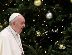 Pohon Natal Raksasa di Lapangan Santo Petrus Siap Sambut Natal