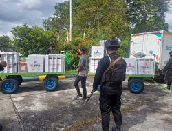 Vaksin Coronavac Tiba di Palangka Raya dikawal Ketat Polisi
