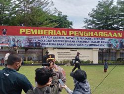 Sudah 55,9 Persen, Wakapolda Sumbar Optimal Capai Target Vaksinasi di Akhir Tahun