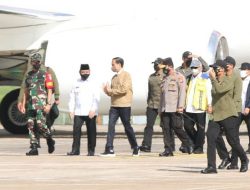 Wagub Kalbar Sambut Jokowi di Bandara Supadio, Ini Pesan Presiden RI