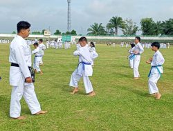 Karateka KKI Lampura Diminta Junjung Tinggi Semangat Pedoman Karate-Do