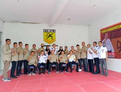 Kukuhkan FORKI Lampura, Ini Pesan Hannibal