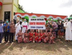 Wabup Sanggau Resmikan Gereja Katolik Santo Markus Stasi Perajin