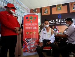 Launching Dosis Booster di Kota Sawahlunto, BINDA Sumbar Suntik Kepala Desa Hingga Ketua Pengurus Mesjid