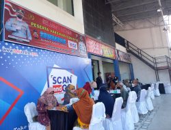 Scan and Go Gandeng Polsek Kota Tangah Gelar Vaksinasi Massal