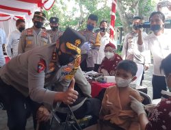 Polda NTB Gelar Vaksinasi Masal di Lingkungan Sekolah Dasar