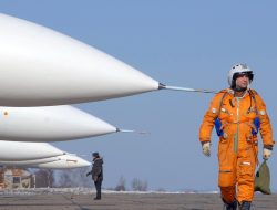 Pesawat Bomber Rusia Latihan di Atas Belarus