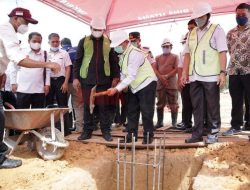 Wabup Sanggau Letakan Batu Pertama Pembangunan Tribun MTQ
