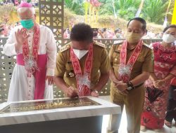 Resmikan Gereja Stasi Jonti, Ini Pesan Bupati Sanggau