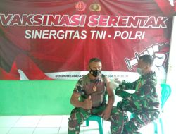 Kodim 0412 Lampura Gelar Vaksin Tahap 3