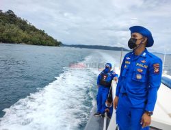 Sat Polairud Patroli Rutin Cegah Tindak Pidana di Perairan Lemukutan