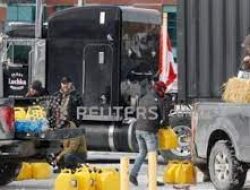 Protes Pengemudi Truk, Ontario Deklarasikan Keadaan Darurat