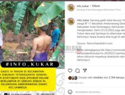 Tega! Gadis 14 Tahun Dibunuh, Jasadnya Disetubuhi, Lalu Dikubur di Tanah Berlumpur di Perkebunan Pisang Kukar