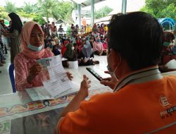 Sebanyak 180 KPM Tanjung Raja Sakti Way Kanan Terima BPNT Tahun 2022