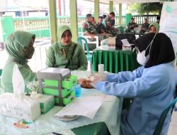 Peringati HUT Persit ke-76, KCK Kodim 0412 Lampura Gelar Donor Darah