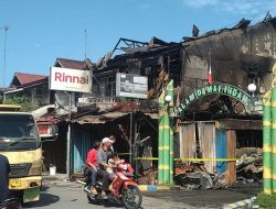 3 Ruko Hangus di Sungai Kakap, Polisi Dalami Penyebap Kebakaran