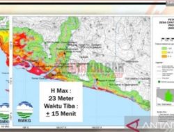 BMKG: Tasikmalaya Berpotensi Diterjang Tsunami 23 Meter karena Gempa 8,7 SR, Paling Parah di Pantai Cipatujah