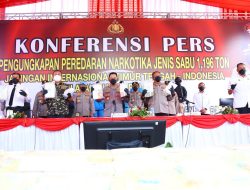 Ungkap Sabu 1,196 Ton di Jawa Barat, Ini Pesan Kapolri