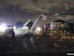 Tornado Kuat Terjang New Orleans, Sedikitnya Satu Orang Tewas