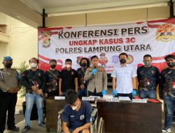 Melawan Saat Ditangkap, Warga Oku Timur Didor Polres Lampura, Ini Kasusnya