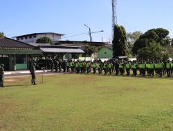 Menindaklanjuti Perintah Panglima, Dandim 0412 Lampura Gelar Apel Pasukan
