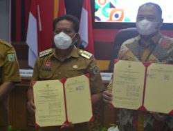 Pemkab Sanggau Teken  MoU Pengelolaan Keuangan Pusat