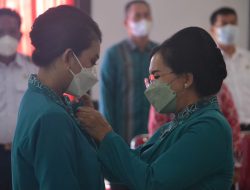 Yovida Nining Febri Dilantik jadi  Ketua PKK Kecamatan Noyan