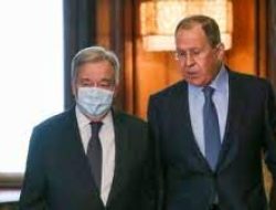 Kunjungi Moskow, Sekjen PBB Pahami Rusia Memiliki ‘Keluhan’