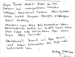 Mengejutkan!! Kuasa Hukum Tersangka Korupsi KONI Padang Mengundurkan Diri