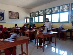Begini Situasi di SD Negeri 1 Babat Banyuasin Saat Siswanya Ikuti Ujian Sekolah