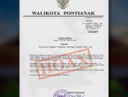 SE Wali Kota Pontianak tentang Kelayakan Penerima Program Santunan Donasi Dinyatakan Palsu