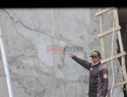 Warga Khawatir Jembatan Gantung Durian Sebatang Senilai Rp 5,7 Miliar Fondasinya Retak dan Miring