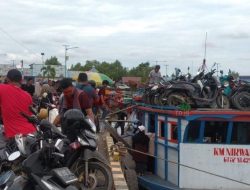 Arus Balik Lebaran di Teluk Batang-Pontianak Padat