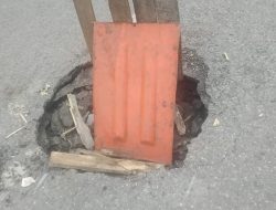 Bisa Makan Korban, Box Culvert di Jalan Rioseli Pangkalan Balai Amblas