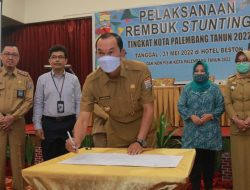 Harnojoyo Ungkap Tingkat Stunting di Kota Palembang Menurun
